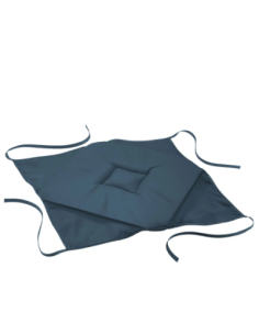 Galette de chaise 4 rabats 36 x 36 cm Essentiel marine