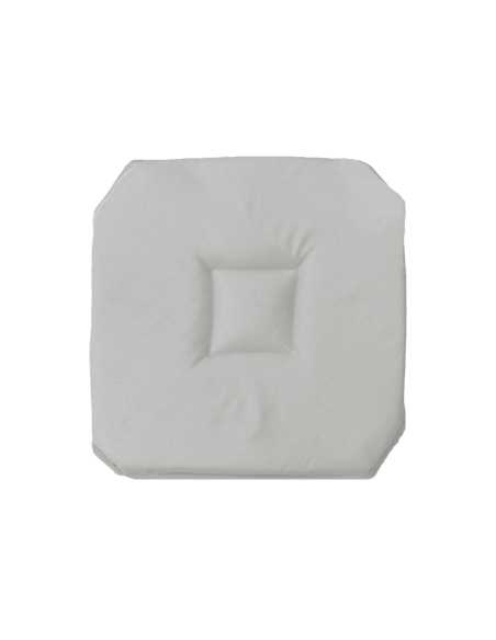 Galette de chaise 4 rabats 36 x 36 cm Essentiel gris