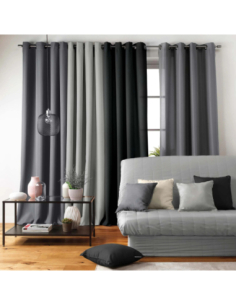 Housse de clic-clac matelassée 120 à 140 cm et 185 à 200 cm Essentiel noir 2