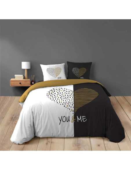 Parure de lit 3 pièces 240 x 220 cm Coton miu