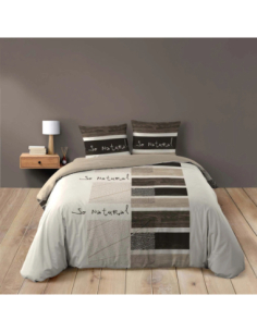 Parure de lit 3 pièces 240 x 220 cm Coton so natural