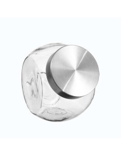 Bocal penché verre et inox 0,66 litres