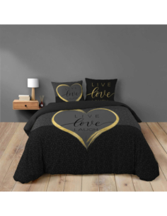 Parure de lit 3 pièces 260 x 240 cm Coton crazy love