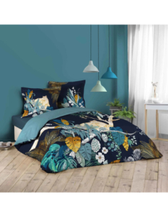 Parure de lit 3 pièces 260 x 240 cm Coton mistic