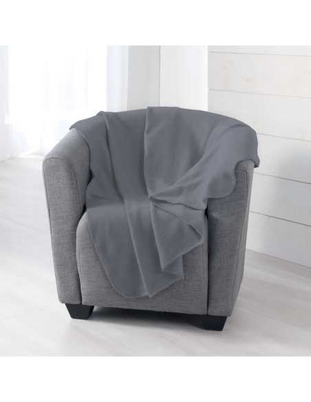 Plaid polaire 125 x 150 cm Milou anthracite