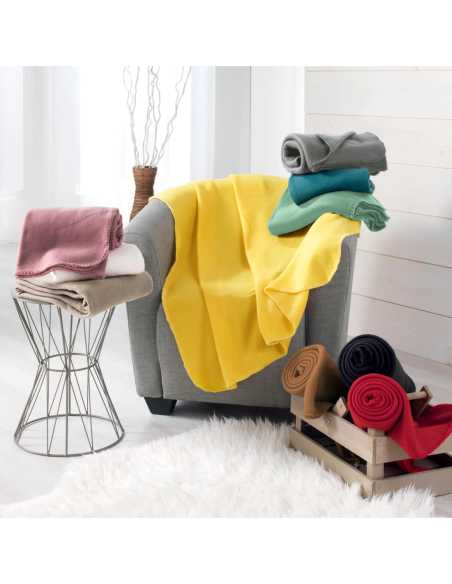 Plaid polaire 125 x 150 cm Milou anthracite