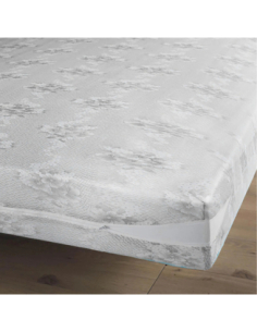Housse rénove matelas 160 x 200 cm Rena gris