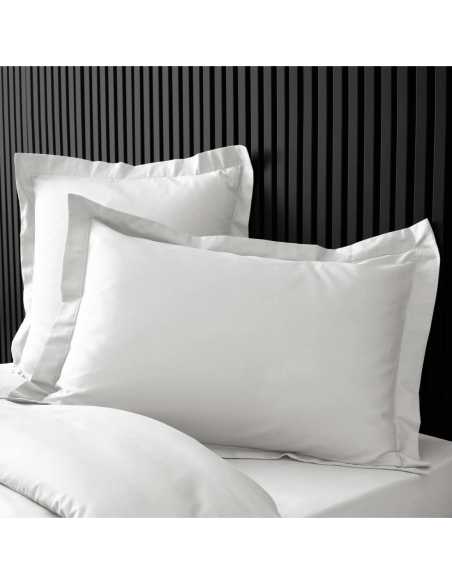 Taie d'oreiller 50 x 70 cm Percale blanc