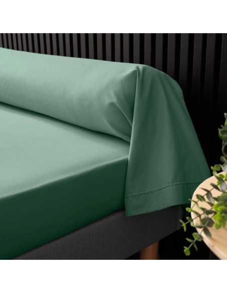 Taie de traversin 85 x 185 cm Percale tilleul