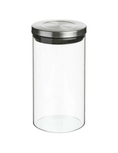 Bocal verre et inox 1 litres hermétique