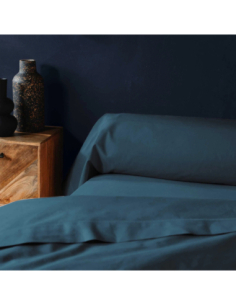 Taie de traversin 85 x 185 cm Lina bleu 2