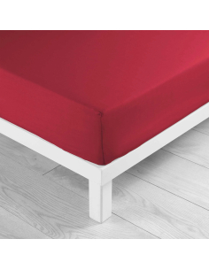 Drap-housse 90 x 190 cm Lina marsala