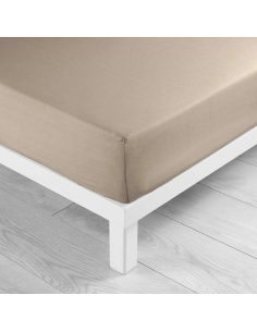Drap-housse 180 x 200 cm Lina sable