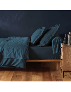 Drap-housse 180 x 200 cm Lina bleu 2