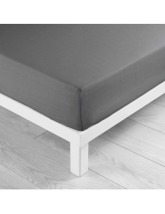 Drap-housse 180 x 200 cm Lina anthracite