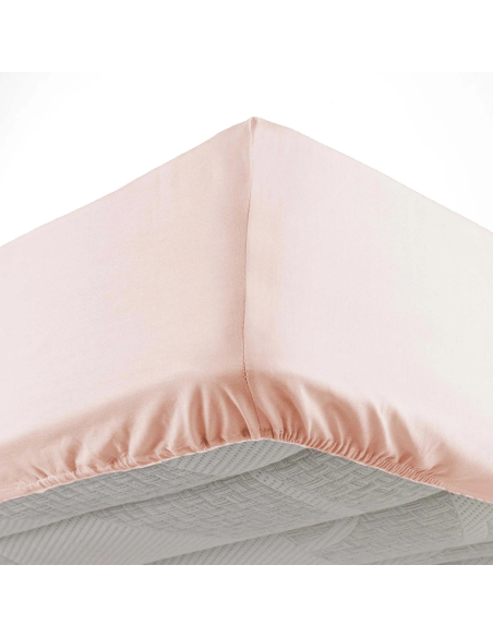 Drap-housse 140 x 190 cm Microfibre nude