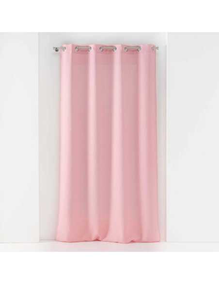 Voilage à œillets 140 x 180 cm Soane rose