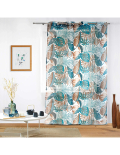 Voilage à œillets 140 x 240 cm Alianor blanc 2