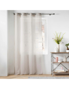 Voilage à œillets 140 x 240 cm Carlin lin 2