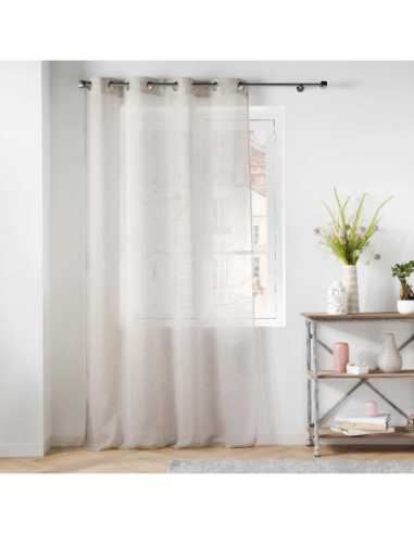 Voilage à œillets 140 x 240 cm Carlin lin