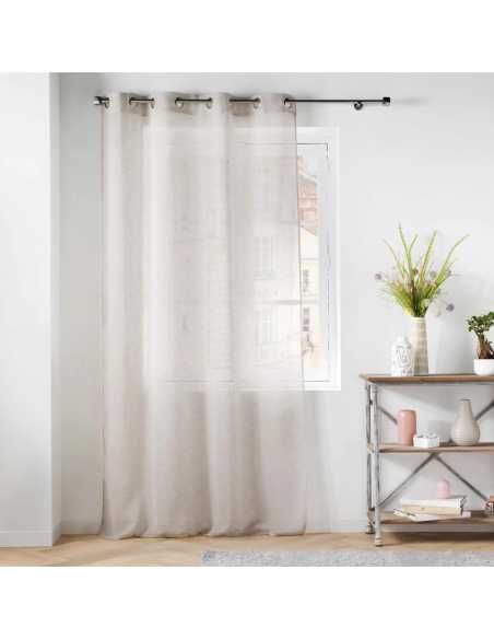 Voilage à œillets 140 x 240 cm Carlin lin