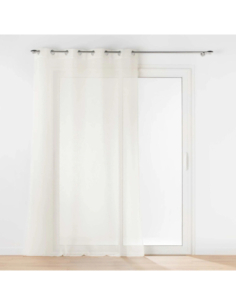 Voilage à œillets 140 x 240 cm Carlin naturel