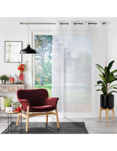 Voilage à œillets 140 x 240 cm Opalia chenille