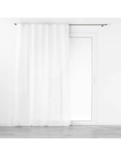 Voilage à passants cachés 140 x 240 cm Haltona blanc