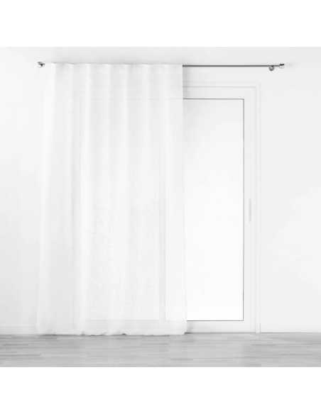 Voilage à passants cachés 140 x 240 cm Haltona blanc