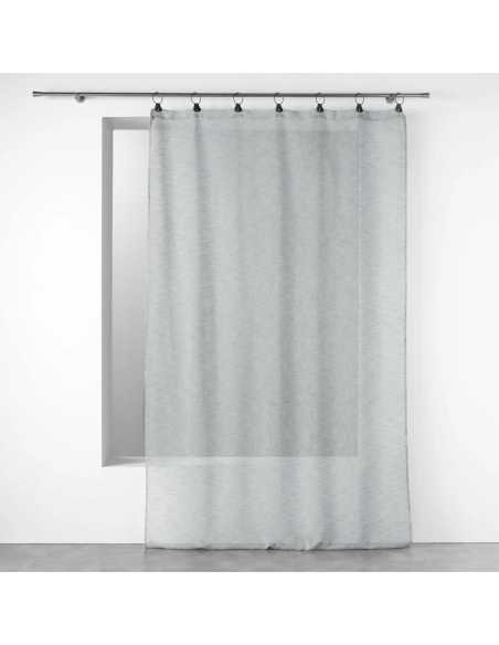 Voilage à anneaux 140 x 240 cm Linka gris