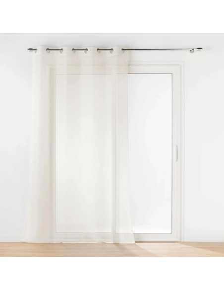 Voilage à œillets 140 x 240 cm Lisséa naturel