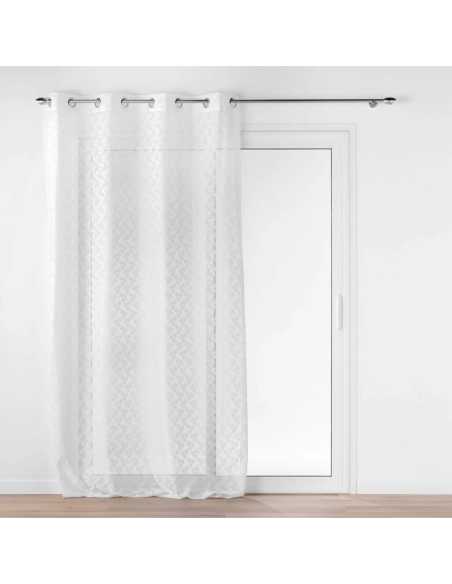 Voilage à œillets 140 x 240 cm Maille Fanny