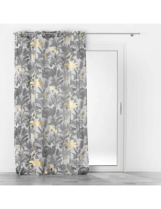 Voilage à œillets 140 x 240 cm Karaba Métallisé