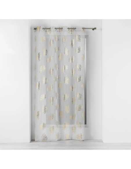 Voilage à œillets 140 x 240 cm Sunny gold