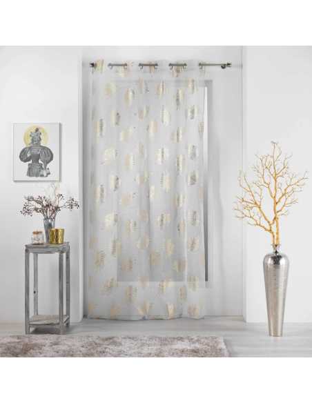 Voilage à œillets 140 x 240 cm Sunny gold