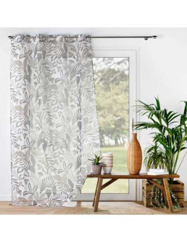 Voilage à œillets 140 x 240 cm Tilda blanc