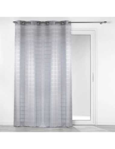 Voilage à œillets 140 x 240 cm Candide gris