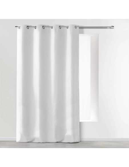 Rideau à œillets 140 x 260 cm Absolu blanc