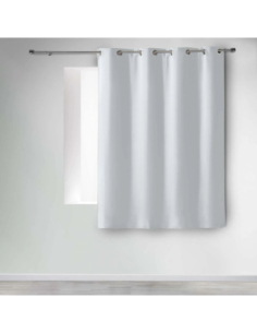 Rideau à œillets 135 x 180 cm Occultant neige