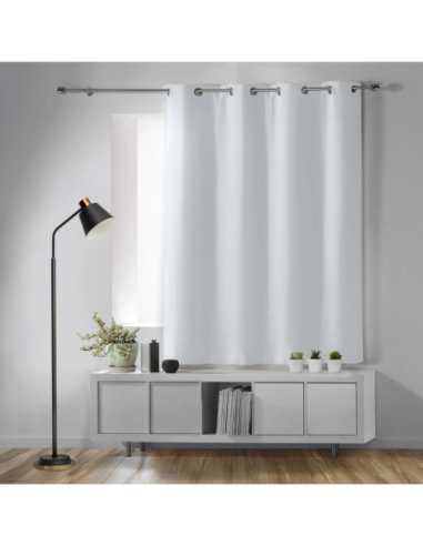 Rideau à œillets 135 x 180 cm Occultant neige
