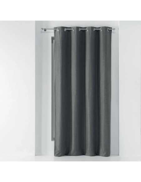 Rideau à œillets 135 x 240 cm Occultant chinéa anthracite