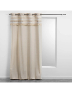 Rideau à œillets 140 x 240 cm Atlas naturel