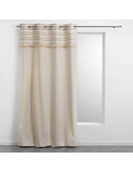 Rideau à œillets 140 x 240 cm Atlas naturel