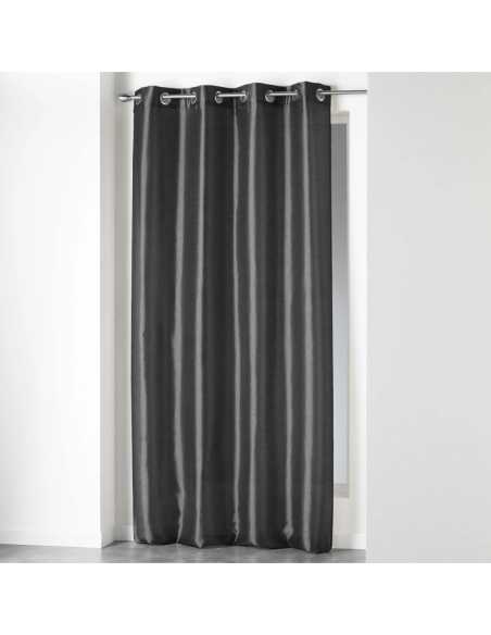 Rideau à œillets 140 x 240 cm Shana anthracite