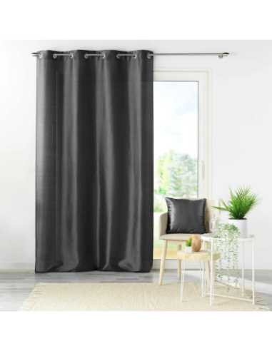 Rideau à œillets 140 x 240 cm Shana anthracite