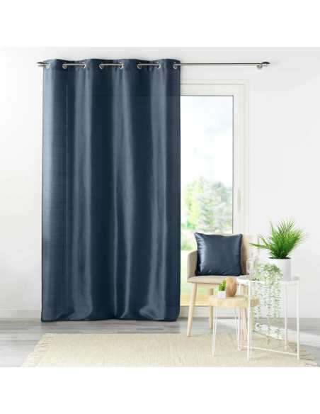 Rideau à œillets 140 x 240 cm Shana marine