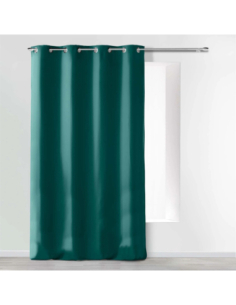 Rideau à œillets 140 x 260 cm Absolu émeraude