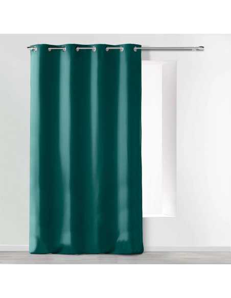 Rideau à œillets 140 x 260 cm Absolu émeraude