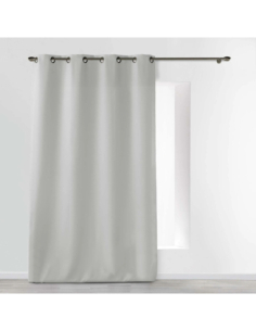 Rideau à œillets 140 x 260 cm Essentiel gris