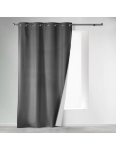 Rideau à œillets 140 x 260 cm Icemount anthracite